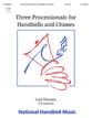 Three Processionals for Handbells and Chimes Handbell sheet music cover
